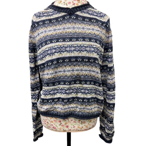 Massimo Bandelli Sweaters - ✨ VTG Massimo Bandelli Vintage Sweater XL Fair Isle Knit Ramie Cotton Hong Kong